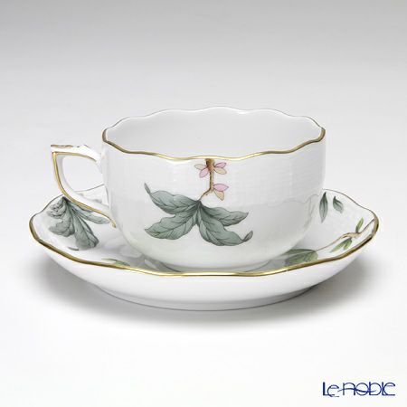 ヘレンド フォレ（葉） FORETGD-2 00724-0-00 ティーカップ＆ソーサー 200ml