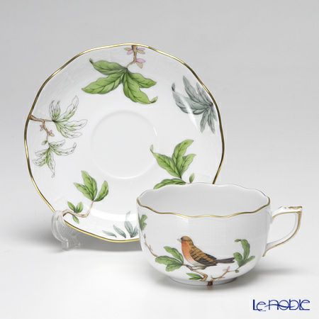 ヘレンド フォレ（葉） FORETGD-2 00724-0-00 ティーカップ＆ソーサー 200ml