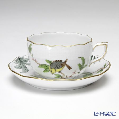 ヘレンド フォレ（葉） FORETGD-4 00724-0-00 ティーカップ＆ソーサー 200ml