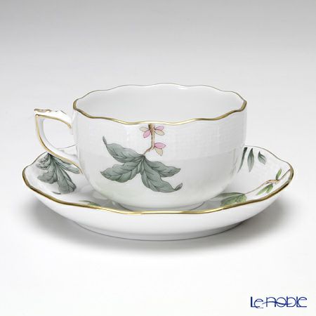 ヘレンド フォレ（葉） FORETGD-4 00724-0-00 ティーカップ＆ソーサー 200ml