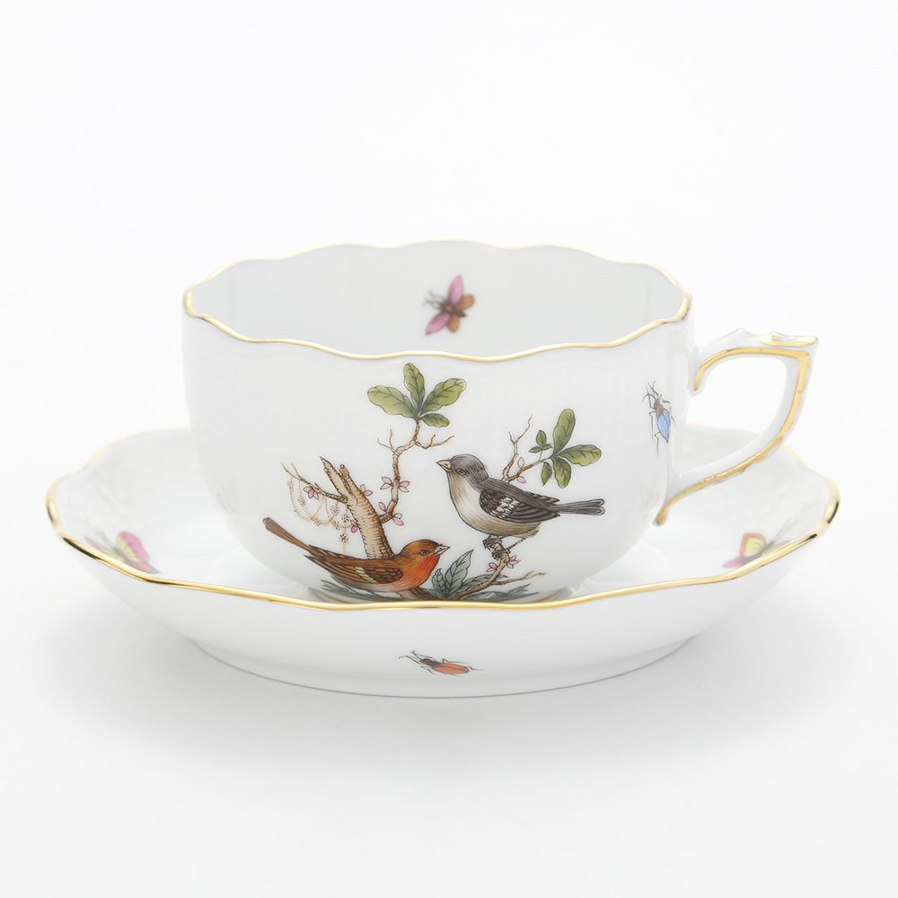 ヘレンド ロスチャイルドバード RO-5 00724-0-00 ティーカップ＆ソーサー 200ml