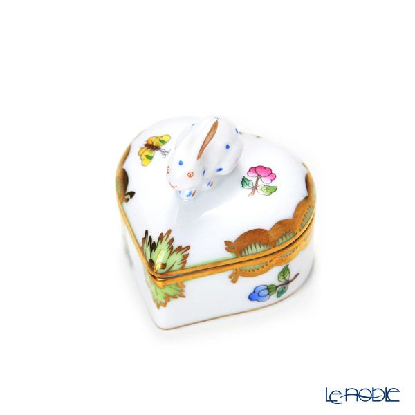 ヘレンド VBA ハートボックス ウサギ 06112-0-25