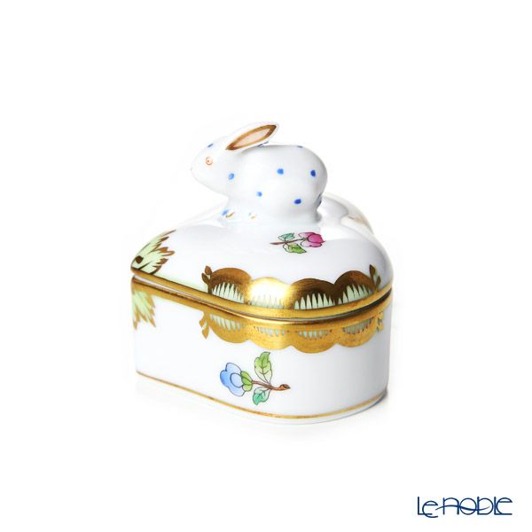 ヘレンド VBA ハートボックス ウサギ 06112-0-25