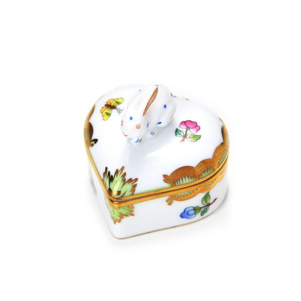 ヘレンド VBA ハートボックス ウサギ 06112-0-25
