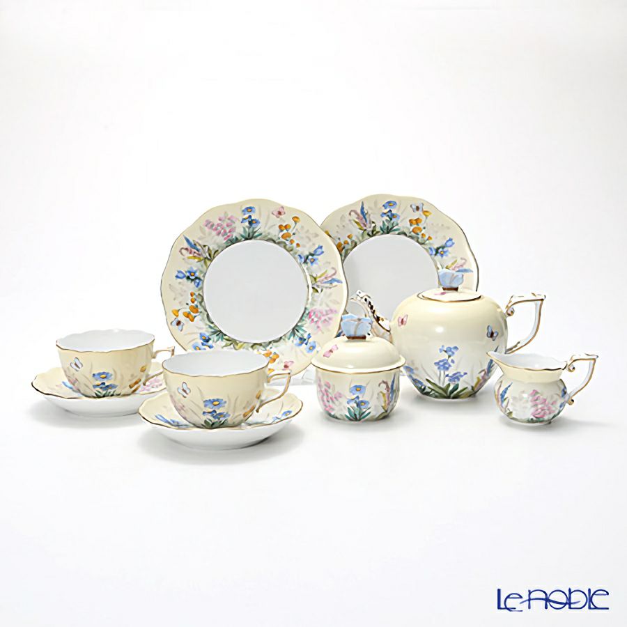 ヘレンド フラワーガーデン JARF ティーセット 世界限定生産100点