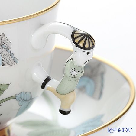 ヘレンド シノワズリ（中国趣味） PVFP-X1 03364-0-21 マンダリン ラージカップ＆ソーサー