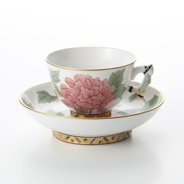 ヘレンド シノワズリ（中国趣味） 華牡丹 PVFP-X1 03371-0-21 マンダリン スモールカップ＆ソーサー
