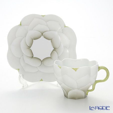 ヘレンド CAME3 04740-0-00 ティーカップ＆ソーサー 200ml（グリーン）