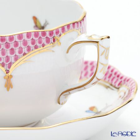ヘレンド ロスチャイルドバード ピンクスケール ROEP-2 00724-0-00 ティーカップ＆ソーサー 200ml