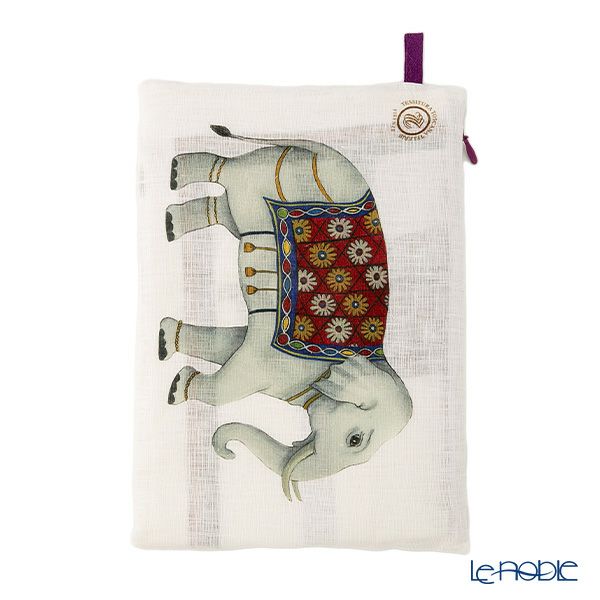 テシトゥーラ トスカーナ テレリーエ ナプキン 46×46cm 4枚セット マハラジャ 100%リネン ポーチ付