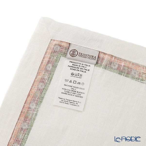 テシトゥーラ トスカーナ テレリーエ ナプキン 46×46cm 4枚セット マハラジャ 100%リネン ポーチ付