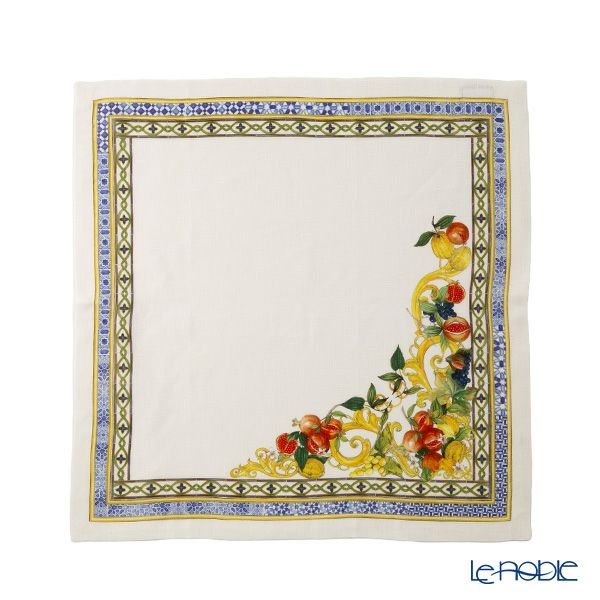 テシトゥーラ トスカーナ テレリーエ ナプキン 46×46cm 4枚セット アマルフィ 100%リネン ポーチ付