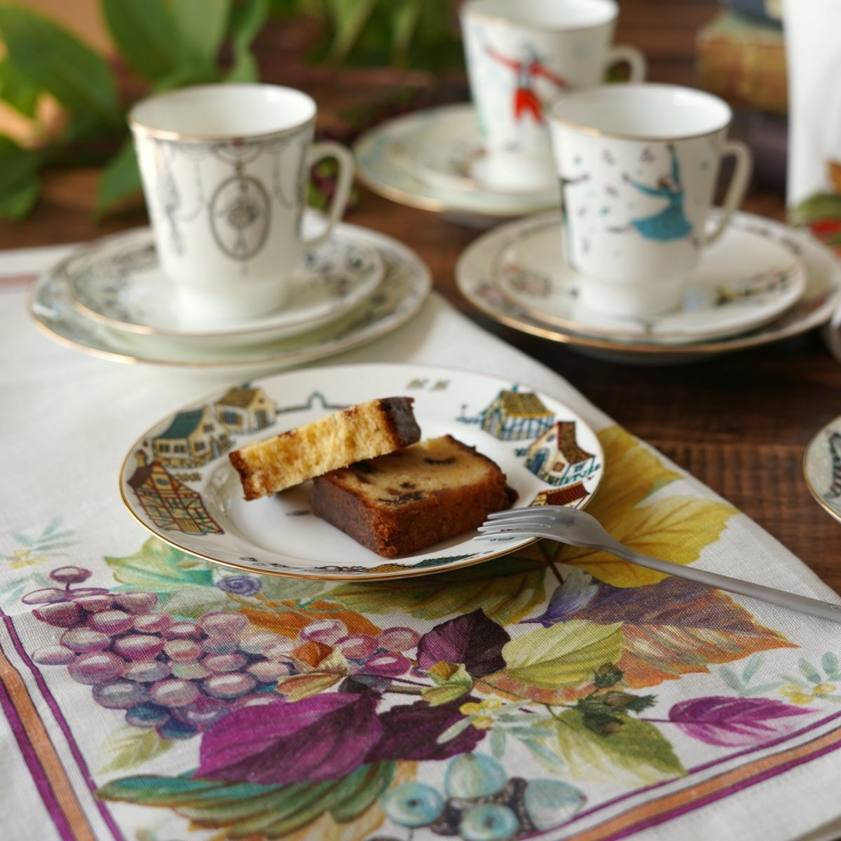 テシトゥーラ トスカーナ テレリーエ ナプキン 46×46cm 4枚セット アルジェンタリオ 100%リネン ポーチ付