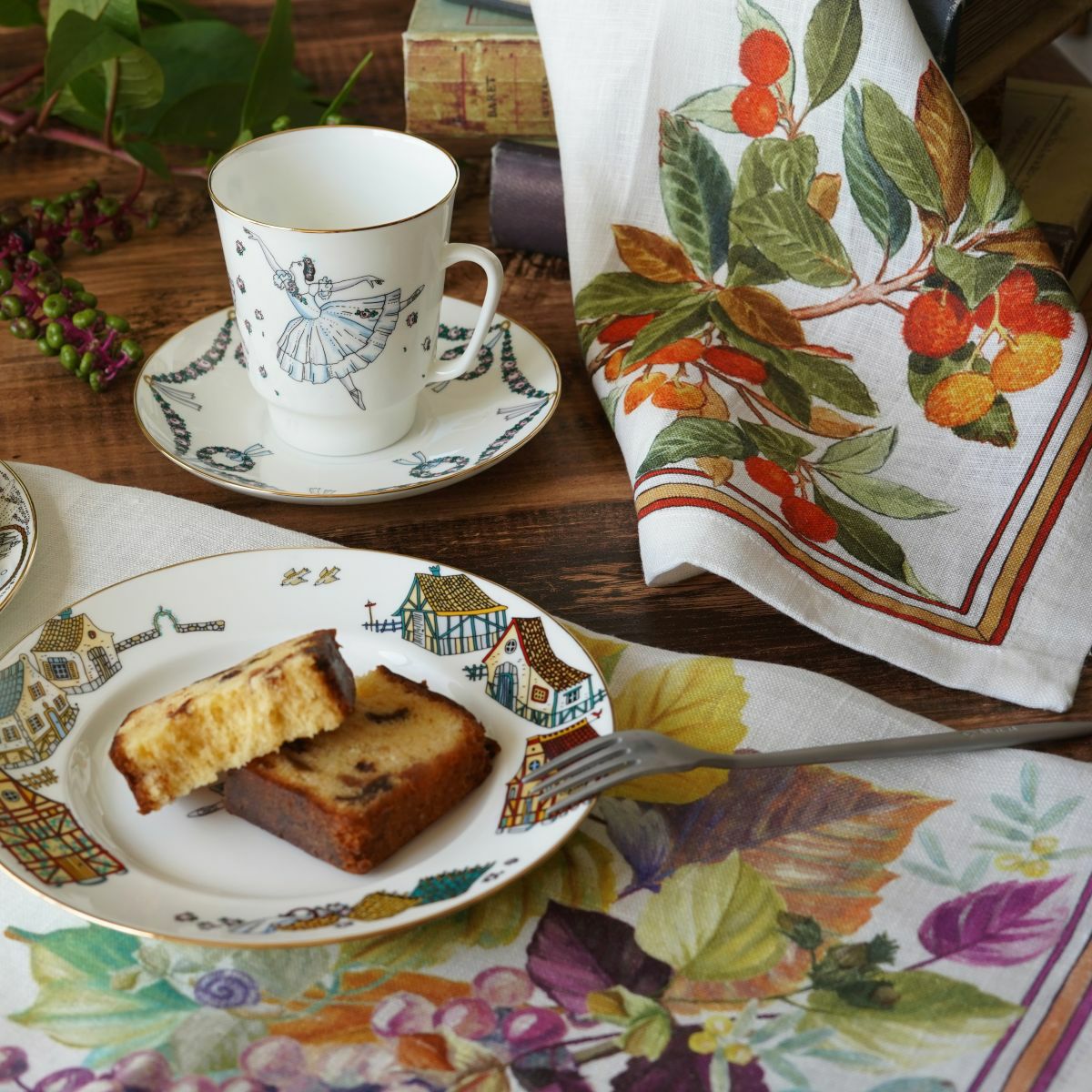 テシトゥーラ トスカーナ テレリーエ ナプキン 46×46cm 4枚セット アルジェンタリオ 100%リネン ポーチ付