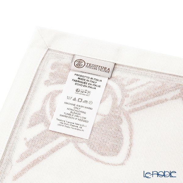 テシトゥーラ トスカーナ テレリーエ ナプキン 46×46cm 4枚セット エオリア 100%コットン ポーチ付