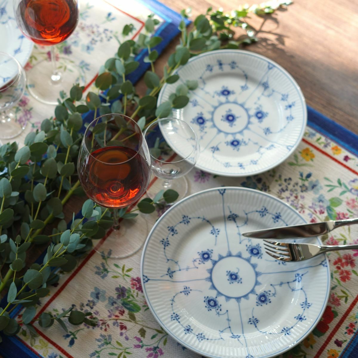 テシトゥーラ トスカーナ テレリーエ プレースマット 50×37cm 2枚セット プリムラ ポリエステル ポーチ付