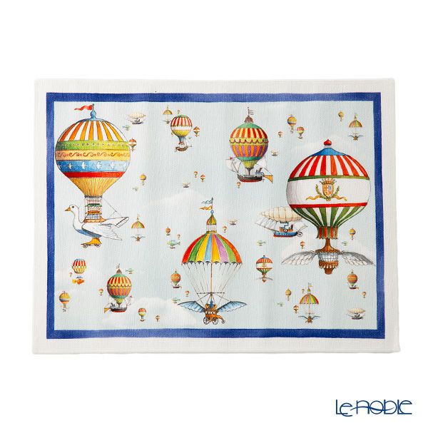 テシトゥーラ トスカーナ テレリーエ プレースマット 50×37cm 2枚セット フライバイ ポリエステル ポーチ付