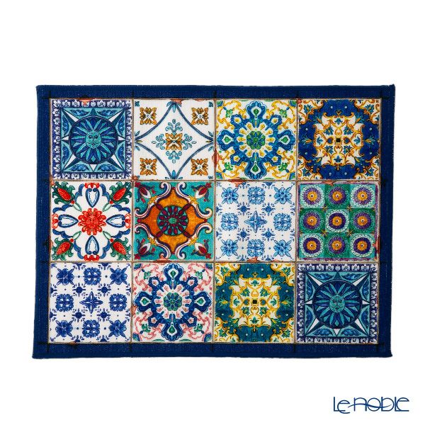 テシトゥーラ トスカーナ テレリーエ プレースマット 50×37cm 2枚セット カマストラ ポリエステル ポーチ付