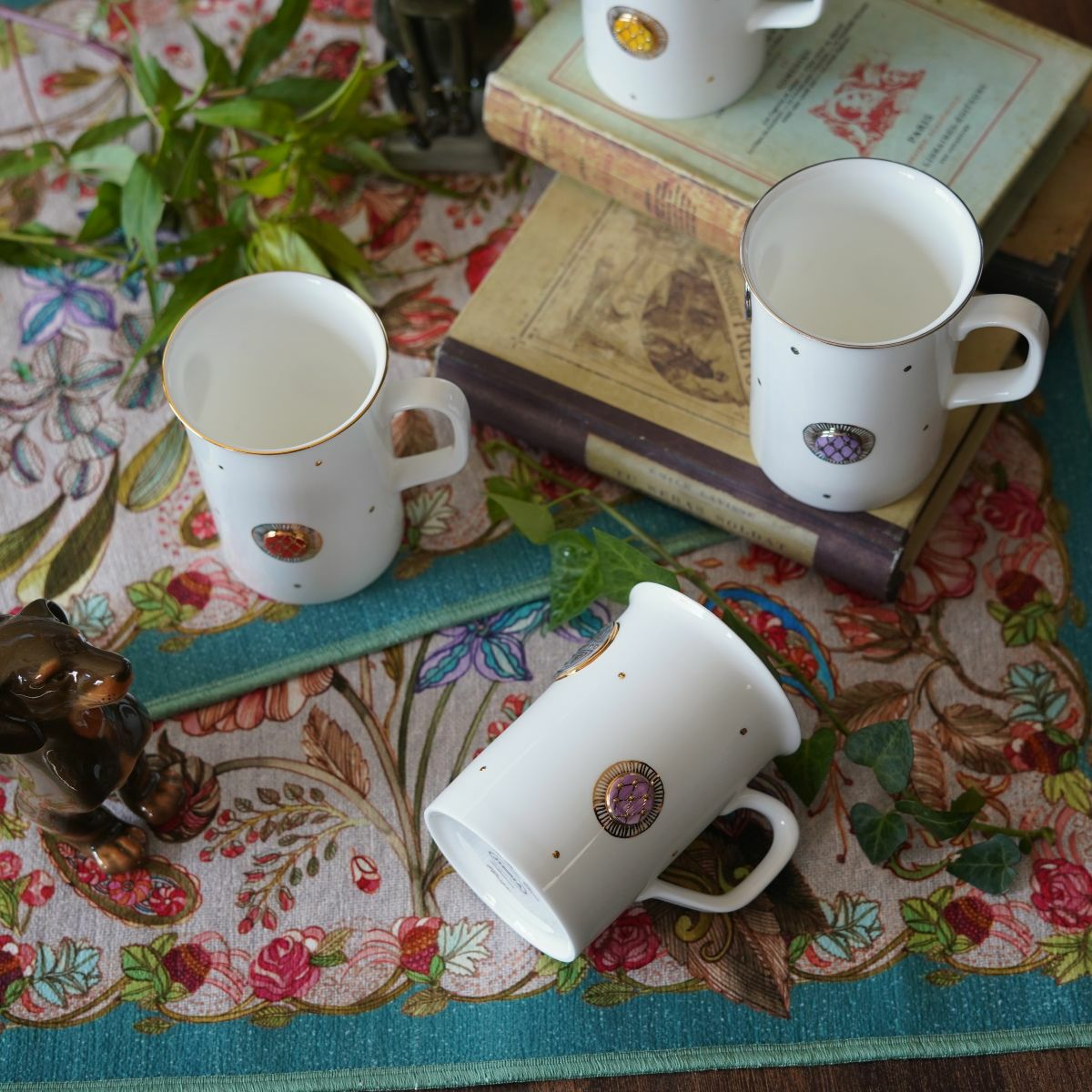 テシトゥーラ トスカーナ テレリーエ プレースマット 50×37cm 2枚セット ロクシタン ポリエステル ポーチ付