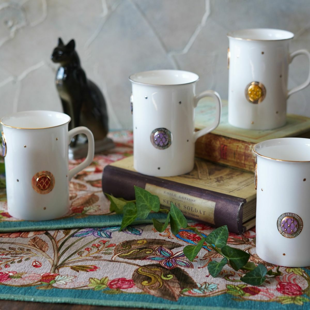 テシトゥーラ トスカーナ テレリーエ プレースマット 50×37cm 2枚セット ロクシタン ポリエステル ポーチ付