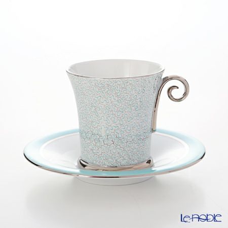 ヘレンド ONYXTQ-PT 04912-0-00 モカカップ＆ソーサー（ターコイズ）