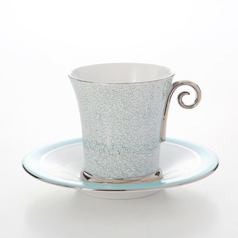 ヘレンド ONYXTQ-PT 04912-0-00 モカカップ＆ソーサー（ターコイズ）