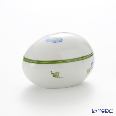 アウガルテン（AUGARTEN） ウィンナーフラワー（5089E） ヒルガオ エッグシェイプボックス（606）