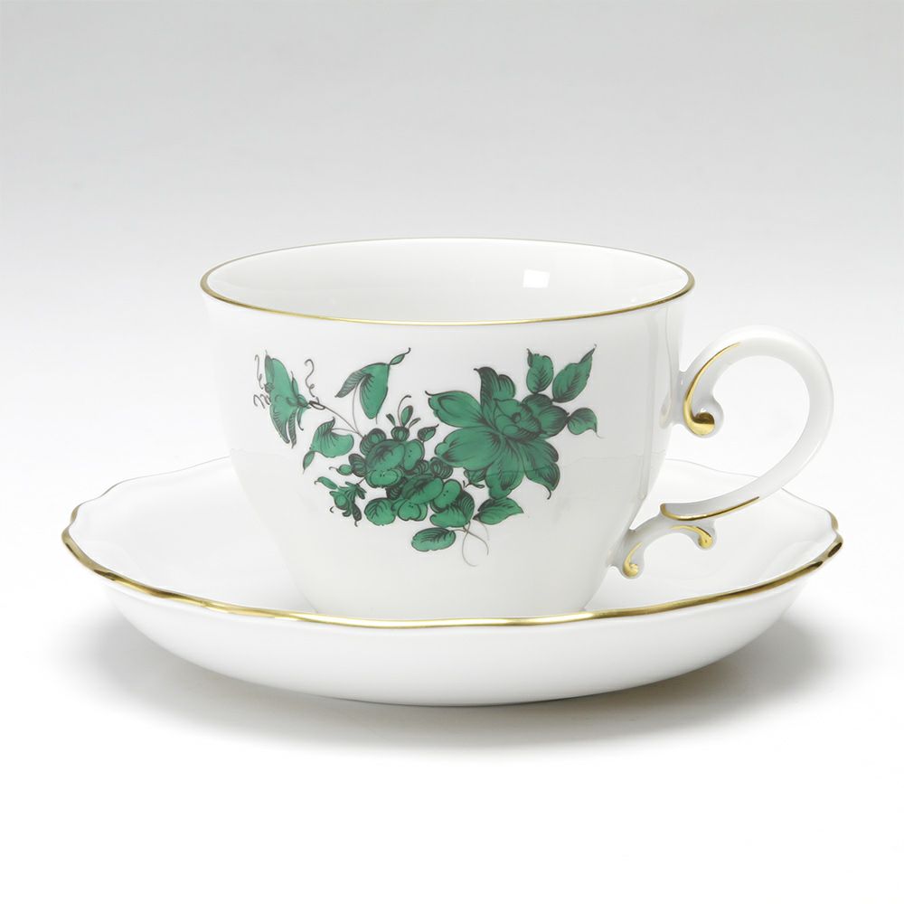 アウガルテン（AUGARTEN） マリアテレジア（5098E） スイセン コーヒーカップ＆ソーサー 200ml（062）