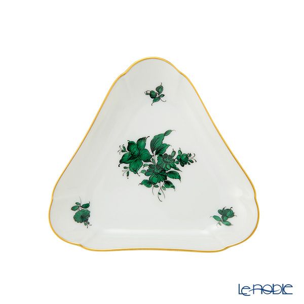 アウガルテン（AUGARTEN） マリアテレジア（5098E）スイセン トライアングルディッシュ 10.4cm