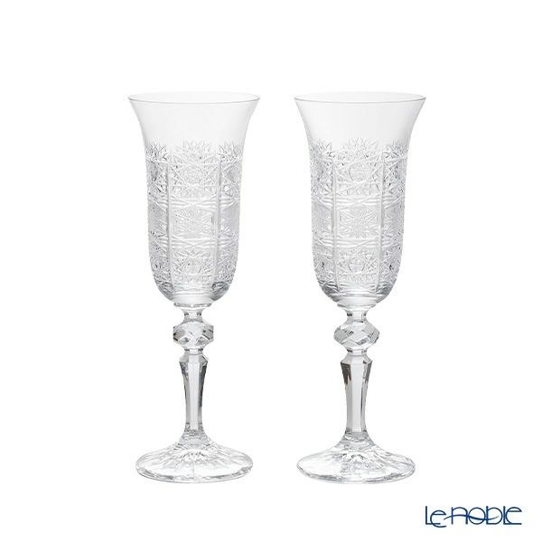 ボヘミア PK500 シャンパンフルート 150ml ペア 1S116／57001／150