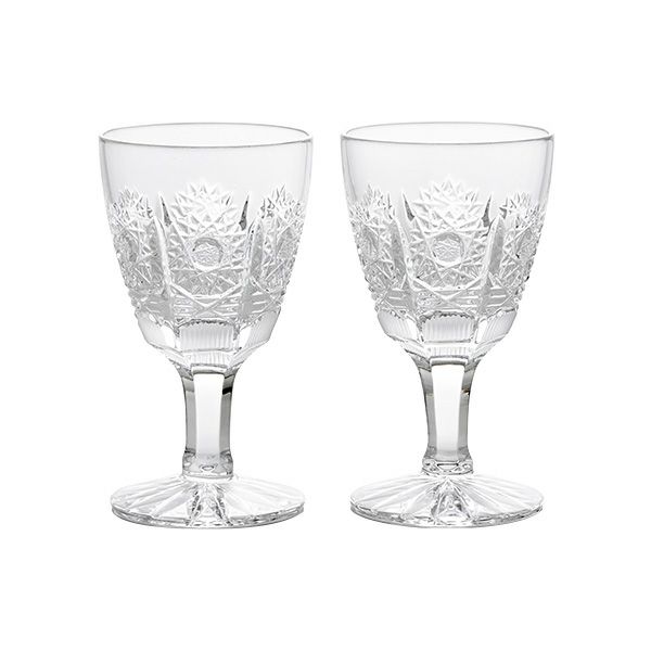 ボヘミア PK500 ミニリキュールグラス 足付 8cm 50ml 10001／57001／075 ペア