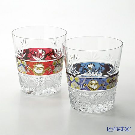 ボヘミア ラスター ハイエナメル オールドファッション 210ml ペア