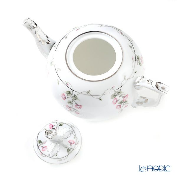 ヘレンド モーニンググローリー ピンクプラチナ 20606-0-09 ティーポット（ローズ） 800ml