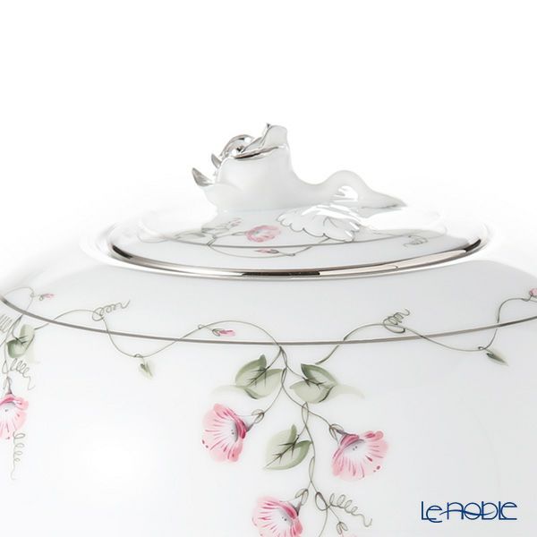 ヘレンド モーニンググローリー ピンクプラチナ 20606-0-09 ティーポット（ローズ） 800ml