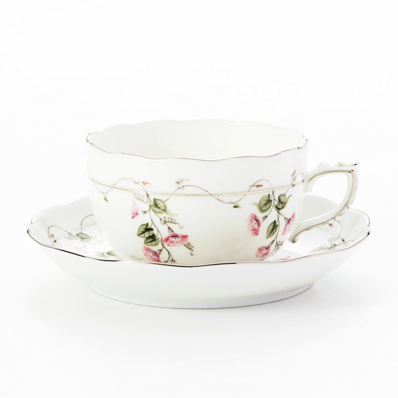 ヘレンド モーニンググローリー ピンクプラチナ 20724-0-00 ティーカップ＆ソーサー 200ml