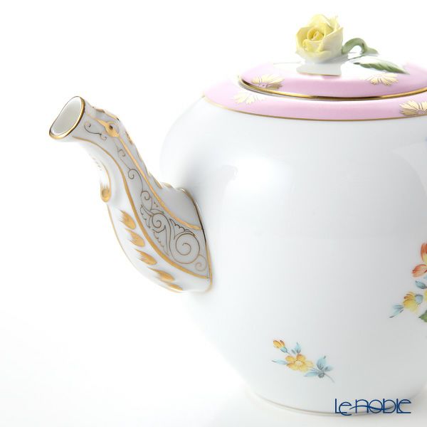 ヘレンド ローズチューリップ ピンク RTFP 20606-0-09 ティーポット（ローズ） 800ml