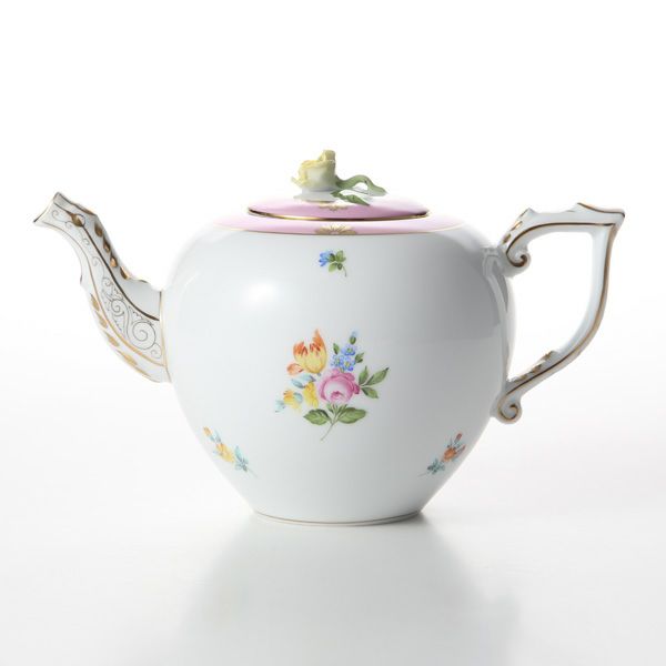 ヘレンド ローズチューリップ ピンク RTFP 20606-0-09 ティーポット（ローズ） 800ml