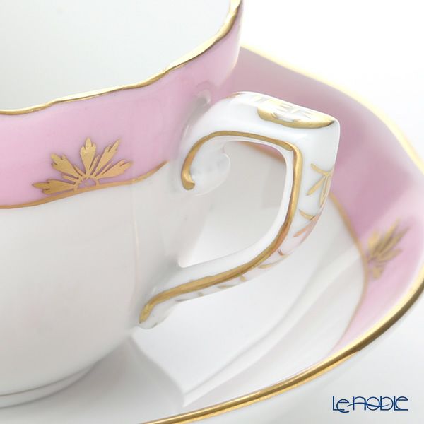 ヘレンド ローズチューリップ ピンク RTFP 20711-0-00 モカカップ＆ソーサー 100ml