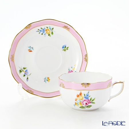 ヘレンド ローズチューリップ ピンク RTFP 20724-0-00 ティーカップ＆ソーサー 200ml