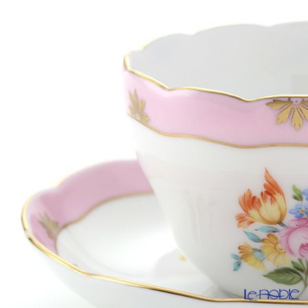 ヘレンド ローズチューリップ ピンク RTFP 20730-0-00 ティーカップ＆ソーサー（兼用） 200ml