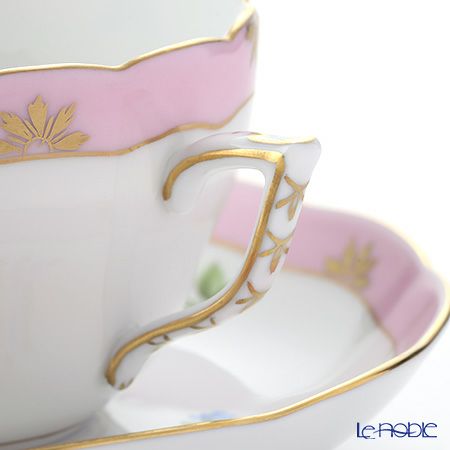 ヘレンド ローズチューリップ ピンク RTFP 20730-0-00 ティーカップ＆ソーサー（兼用） 200ml