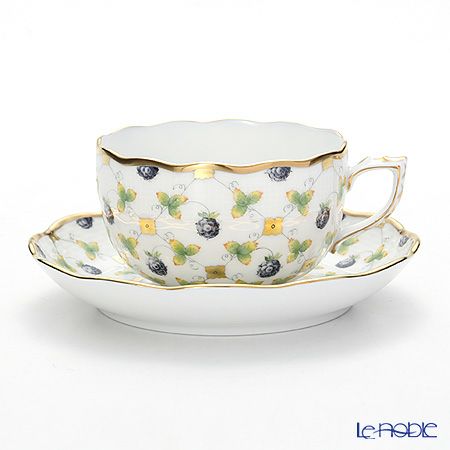 ヘレンド ラズベリーコンポジション RLT 00724-0-00／724 ティーカップ＆ソーサー 200ml