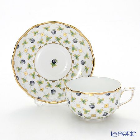 ヘレンド ラズベリーコンポジション RLT 00724-0-00／724 ティーカップ＆ソーサー 200ml