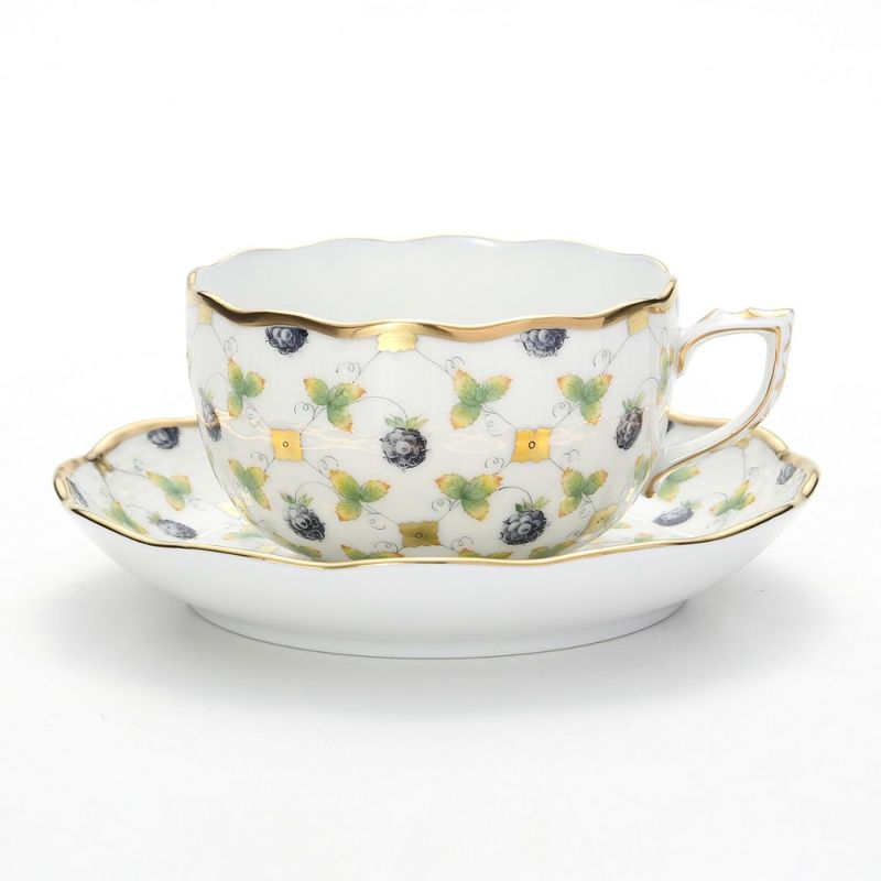 ヘレンド ラズベリーコンポジション RLT 00724-0-00／724 ティーカップ＆ソーサー 200ml