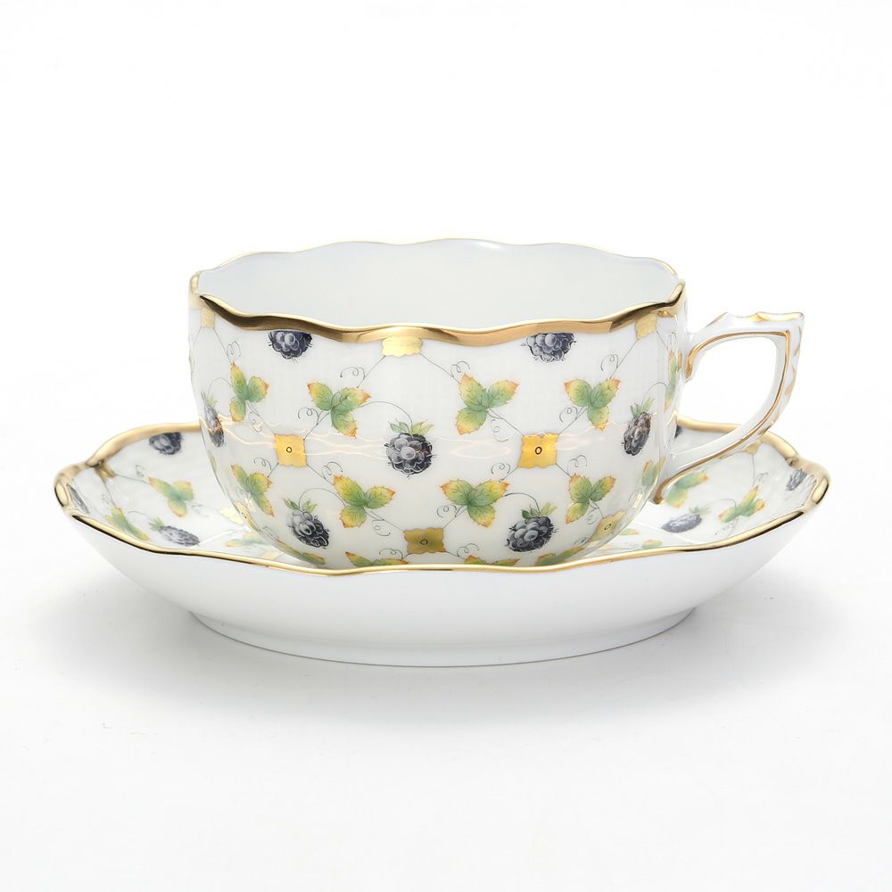 ヘレンド ラズベリーコンポジション RLT 00724-0-00／724 ティーカップ＆ソーサー 200ml