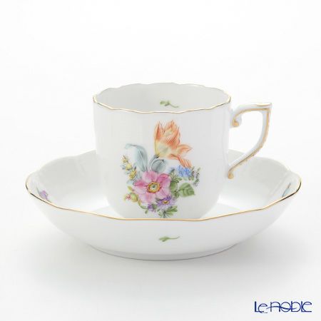 ヘレンド サックスブーケ BS-6 00707-0-00 モカカップ＆ソーサー 150ml