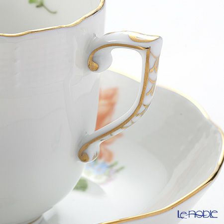 ヘレンド サックスブーケ BS-6 00707-0-00 モカカップ＆ソーサー 150ml