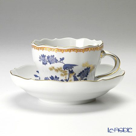 マイセン（Meissen） インドの鳥と金の竹 570110／00582 コーヒーカップ＆ソーサー 200ml