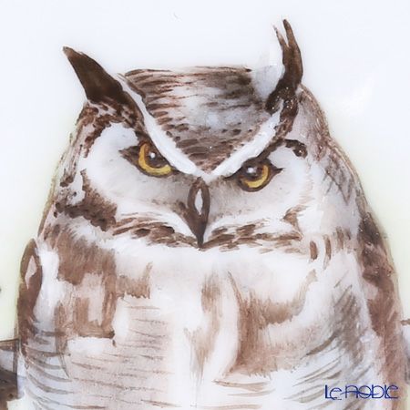 ヘレンド MID-X5 08199-0-00 陶板 フクロウ（3）