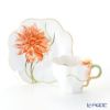ヘレンド ダリア DAHLIA3 04740-0-00 ティーカップ＆ソーサー 200ml（オレンジ）